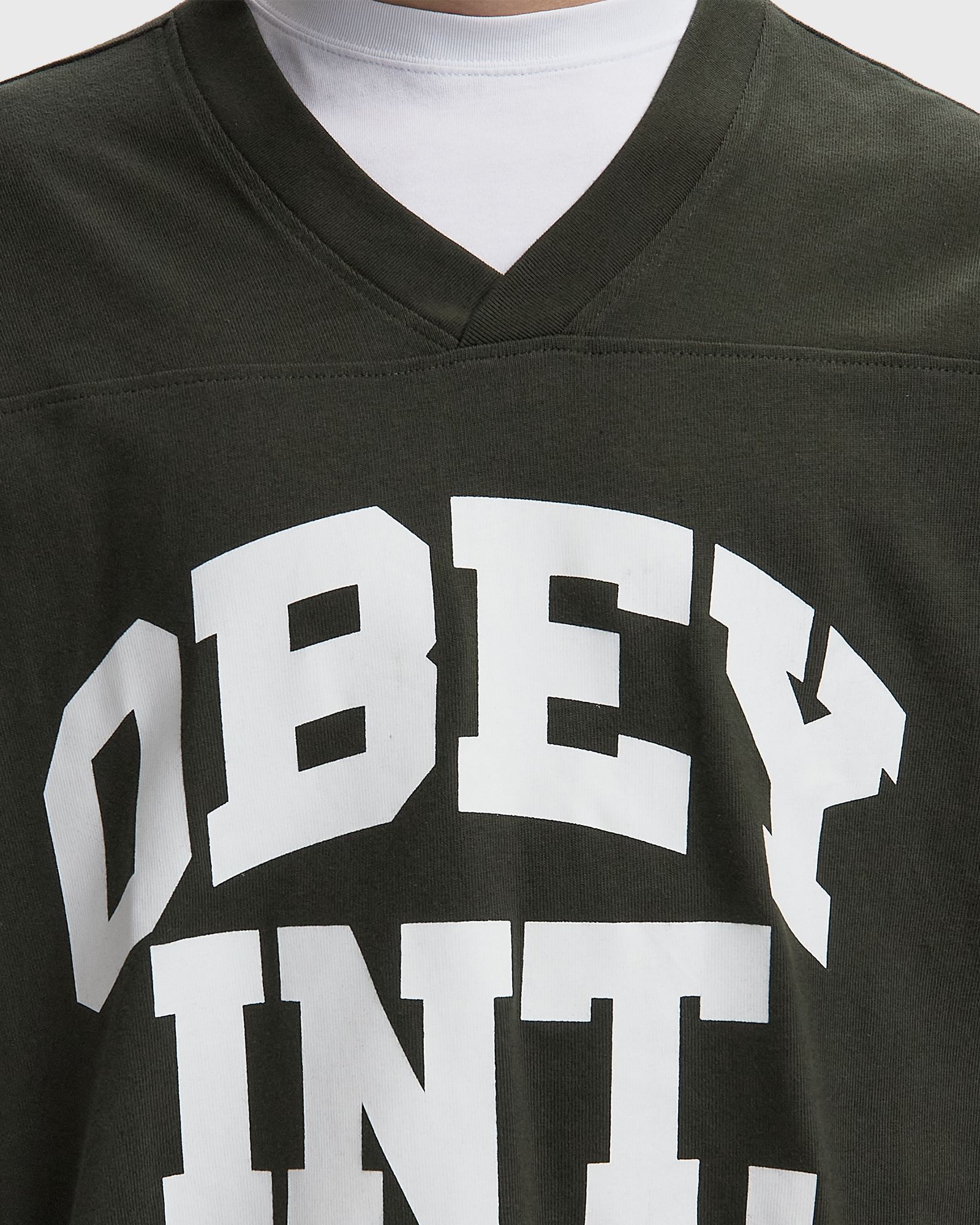 Obey football jersey ls