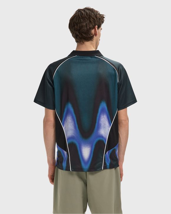 Obey blurred soccer jersey