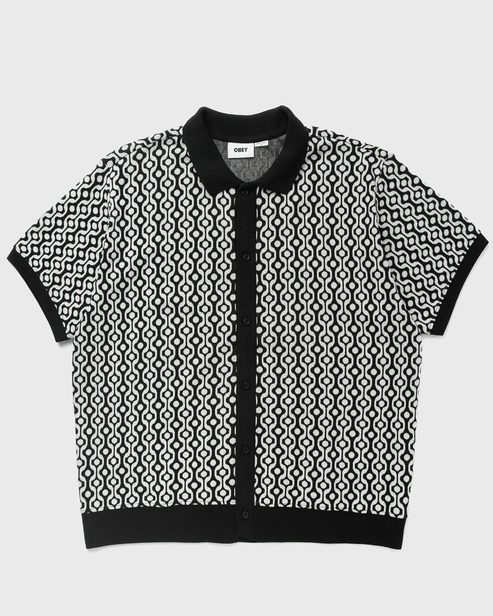 Testament button front polo ss