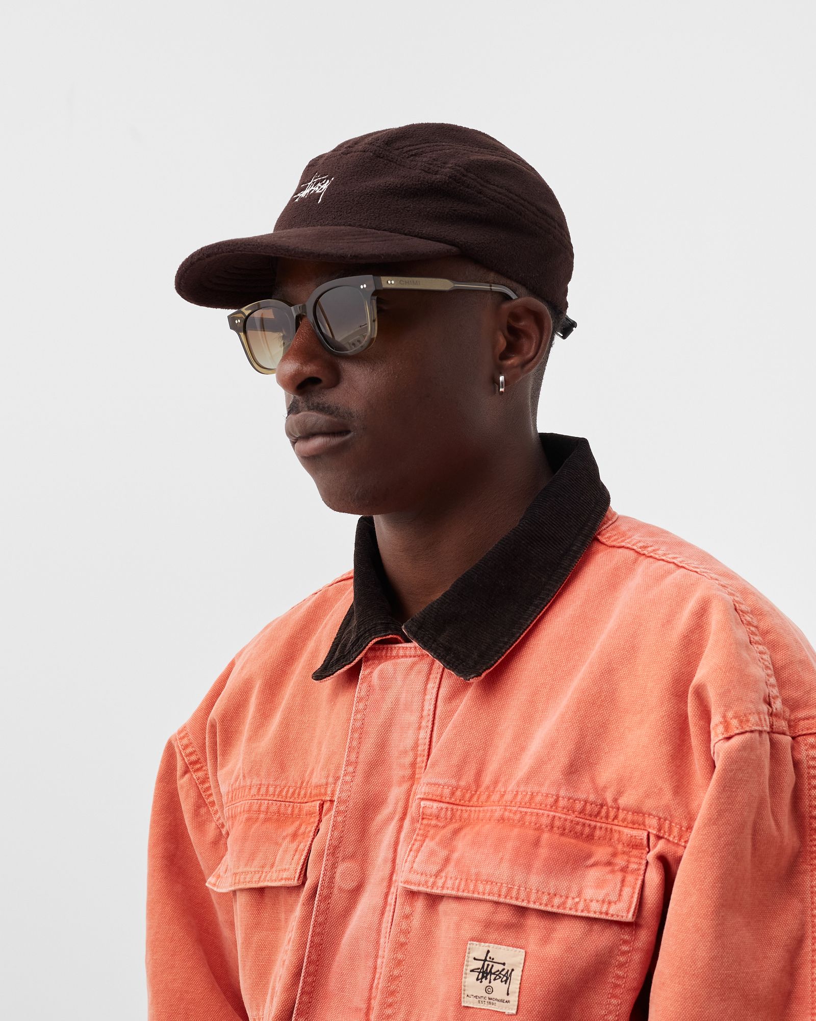 Polar Fleece Panel Runner Cap