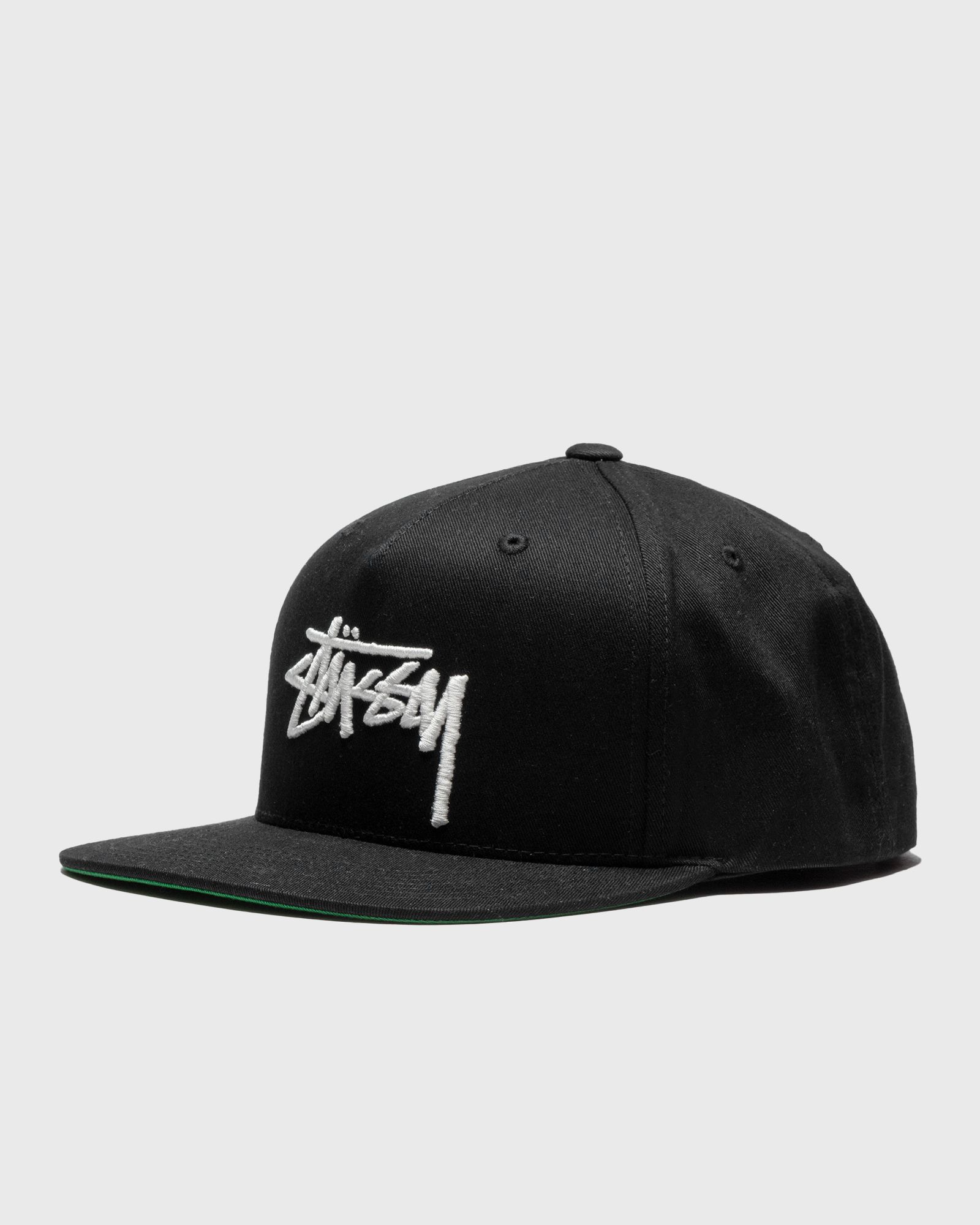 Stussy Big Stock Point Crown Cap Black | BSTN Store