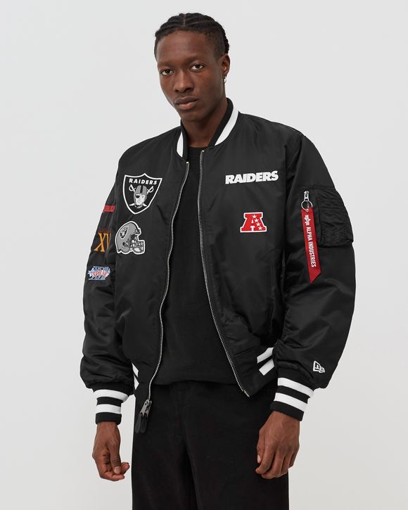 NFL LAS VEGAS RAIDERS X ALPHA INDUSTRIES MA-1M BOMBER JACKET