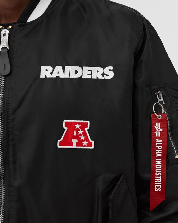 Buy NFL LAS VEGAS RAIDERS X ALPHA INDUSTRIES MA-1M BOMBER JACKET on  !