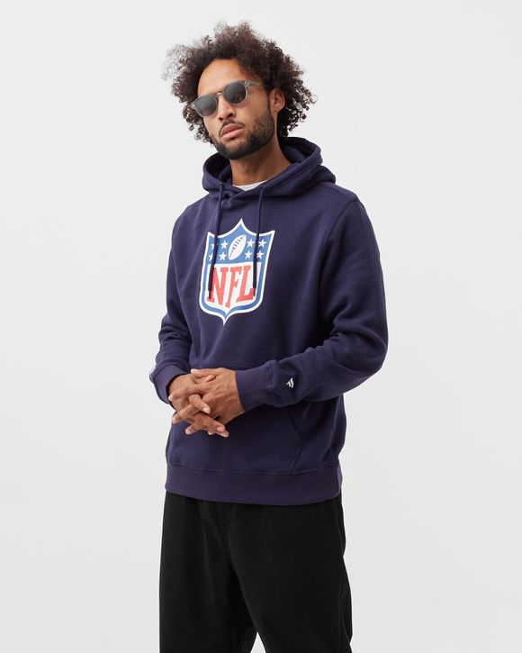 Fanatics Mid Essentials Crest NFL Graphic Hoodie Men Hoodies Blue in Size:M