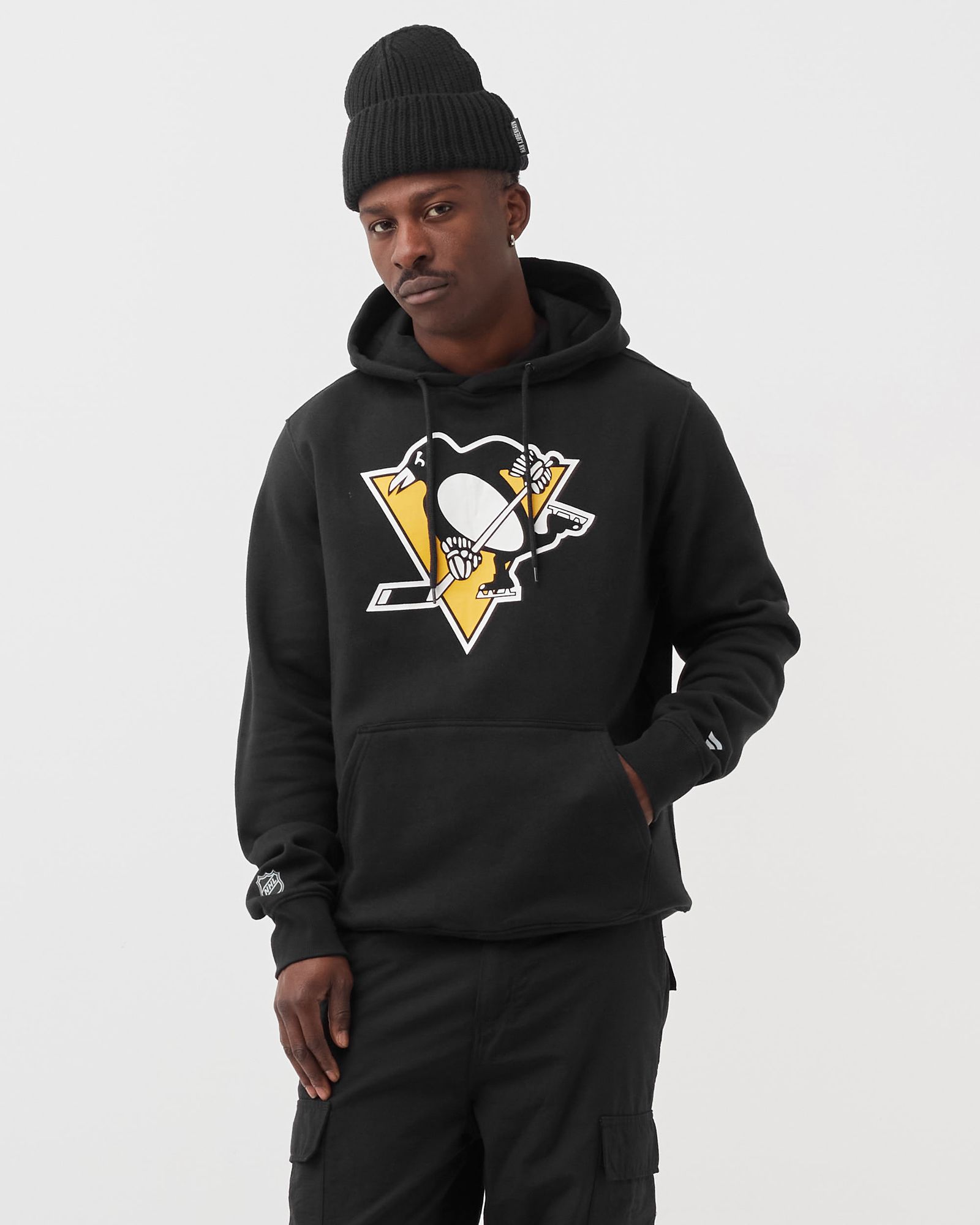 Mid Essentials Crest Graphic Hoodie Pittsburgh Penguins