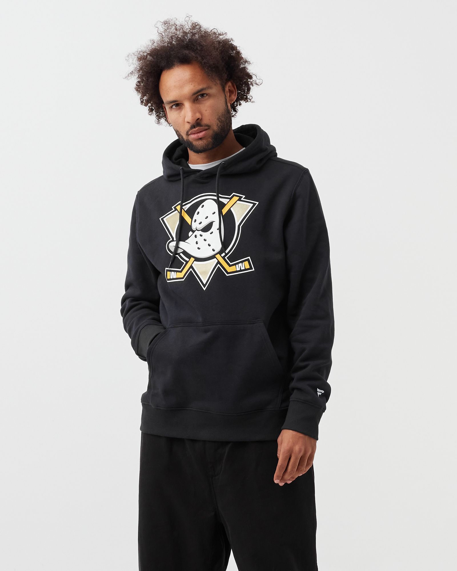 Mid Essentials Crest Graphic Hoodie Anaheim Ducks