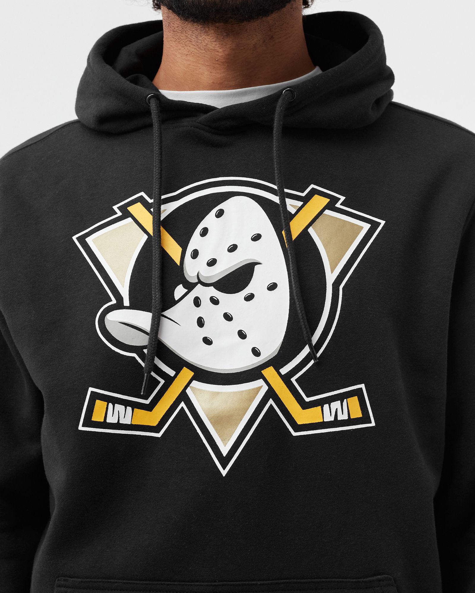 Mid Essentials Crest Graphic Hoodie Anaheim Ducks