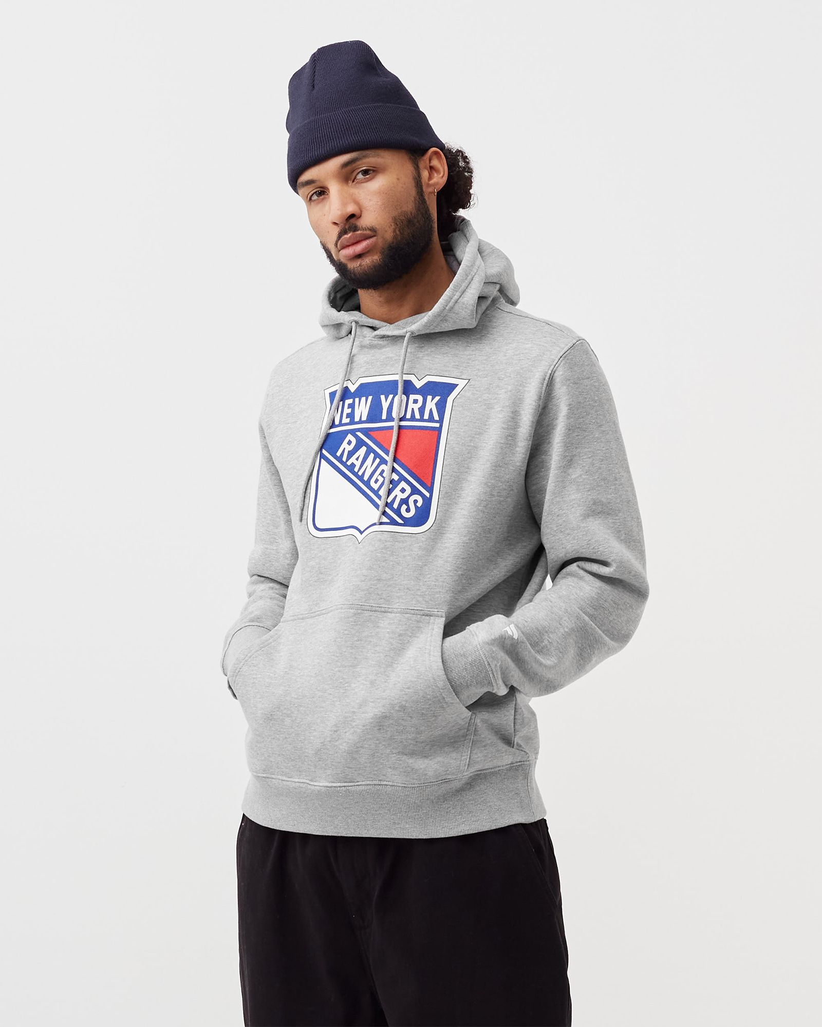 Mid Essentials Crest Graphic Hoodie New York Rangers