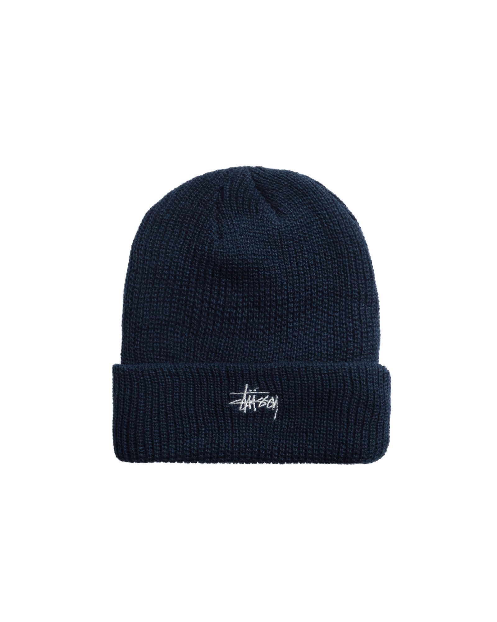 帽子 Stussy WORKGEAR SPRAY Cuff Beanie Navy Stüssy: Workgear Spray Cuff Beanie (Navy) | DSMNY E-SHOP