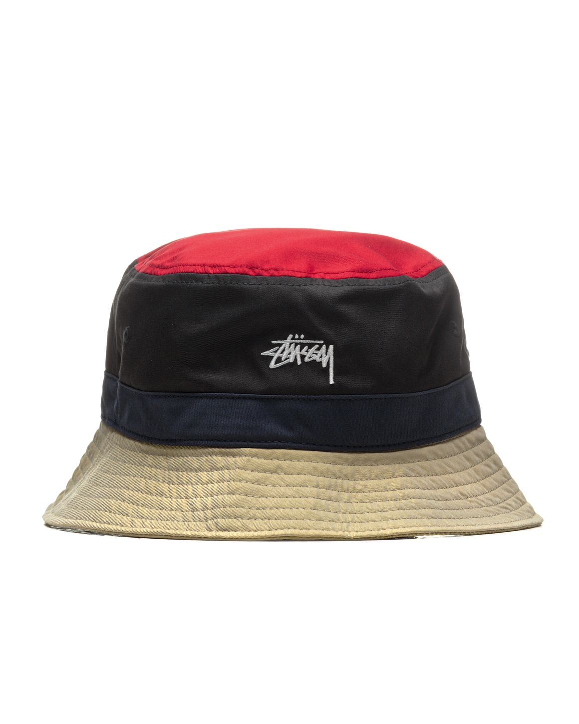 Stussy COLOR BLOCK BUCKET HAT Black | BSTN Store