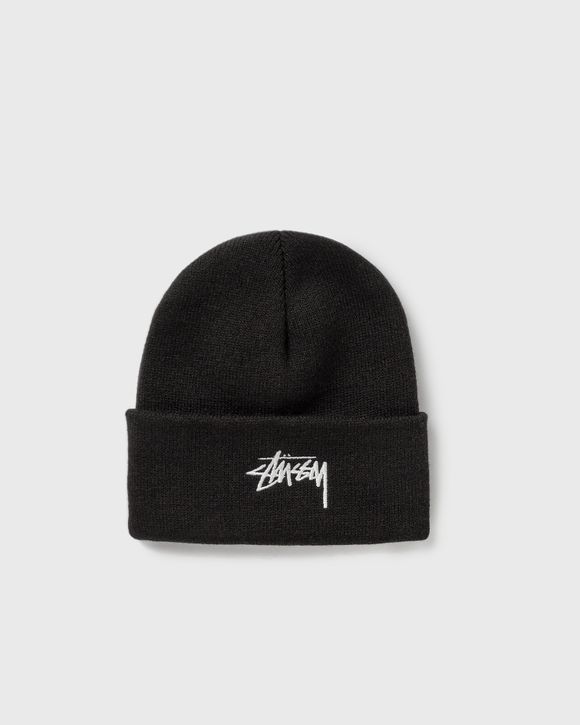 Black/White One size fits all. Official Stussy Stock Cuff Beanie Hat .