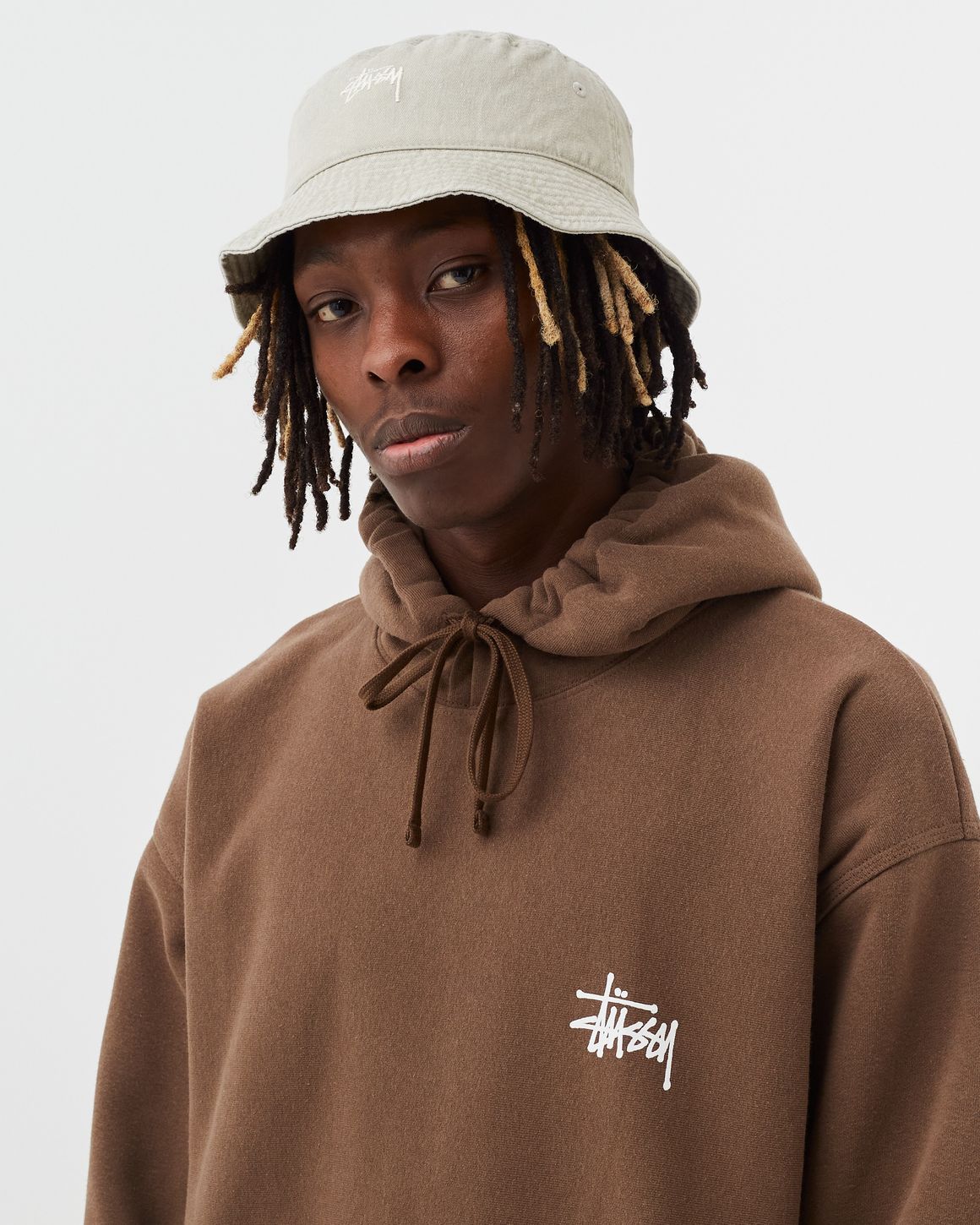 Stüssy - Washed Stock Bucket Hat | HBX - Globally Curated