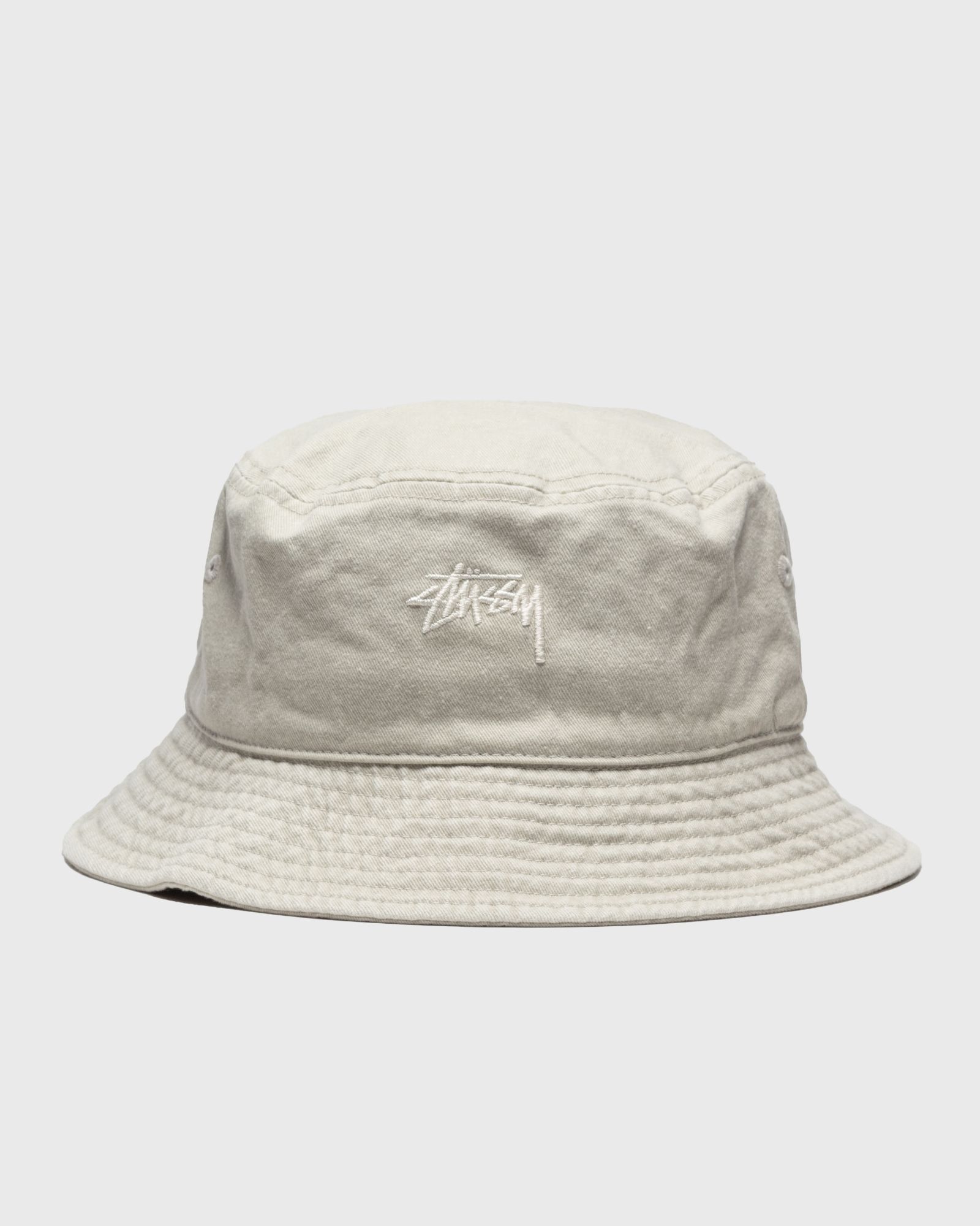 Stussy Washed Stock Bucket Hat Grey | BSTN Store