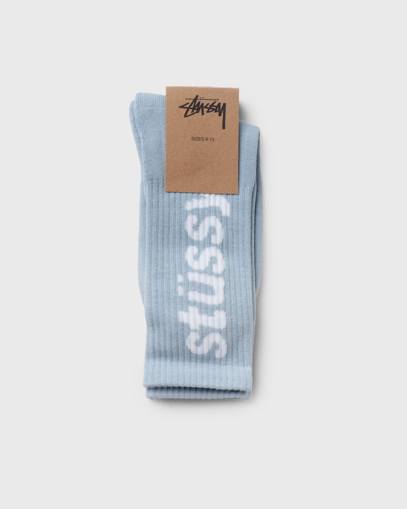 Helvetica Jacquard Crew Socks