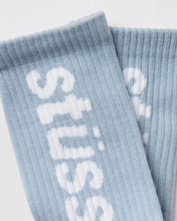 Helvetica Jacquard Crew Socks