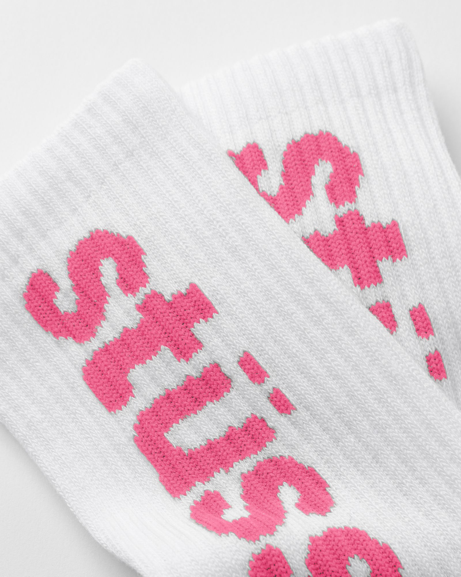 Helvetica Crew Socks