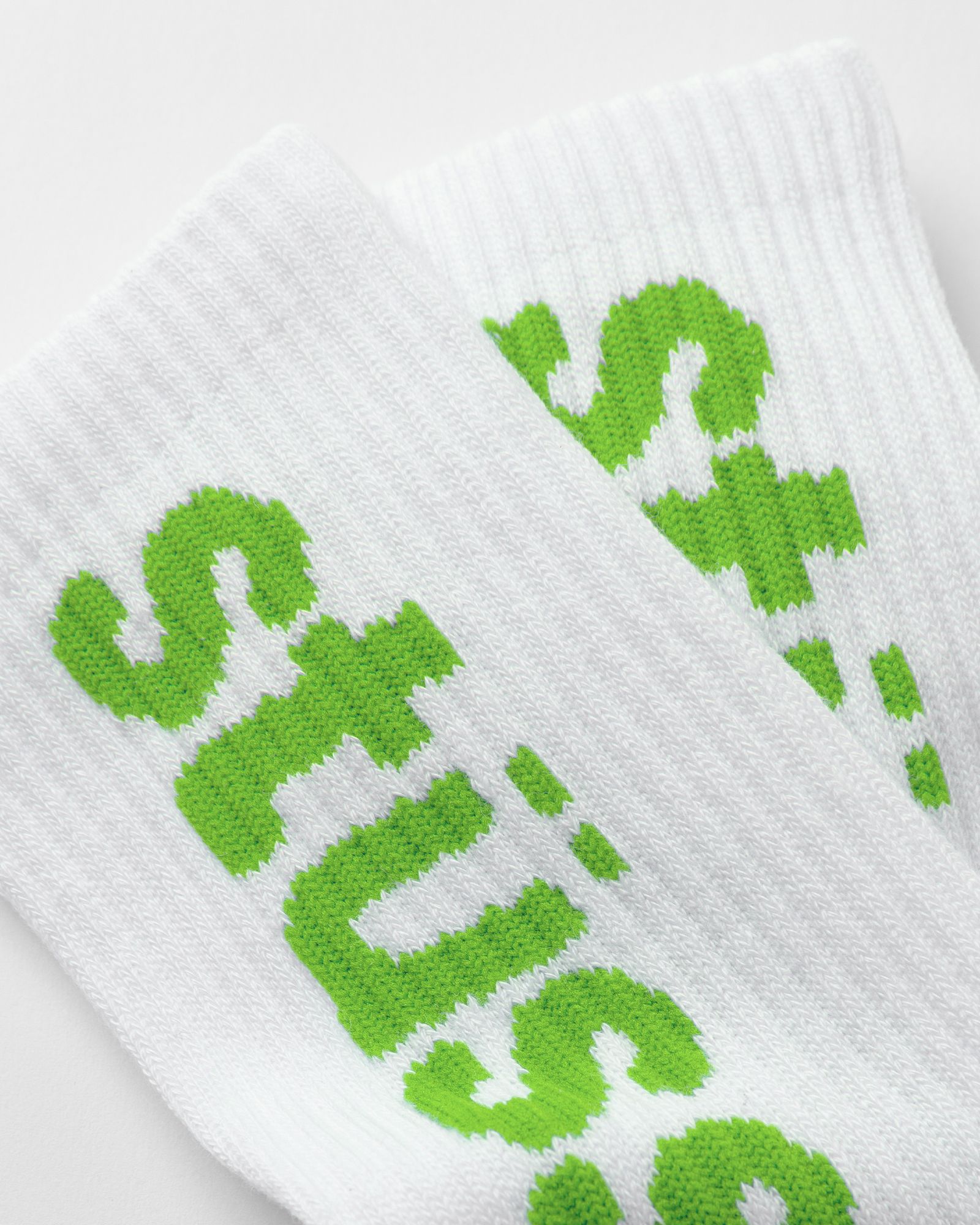 Helvetica Crew Socks