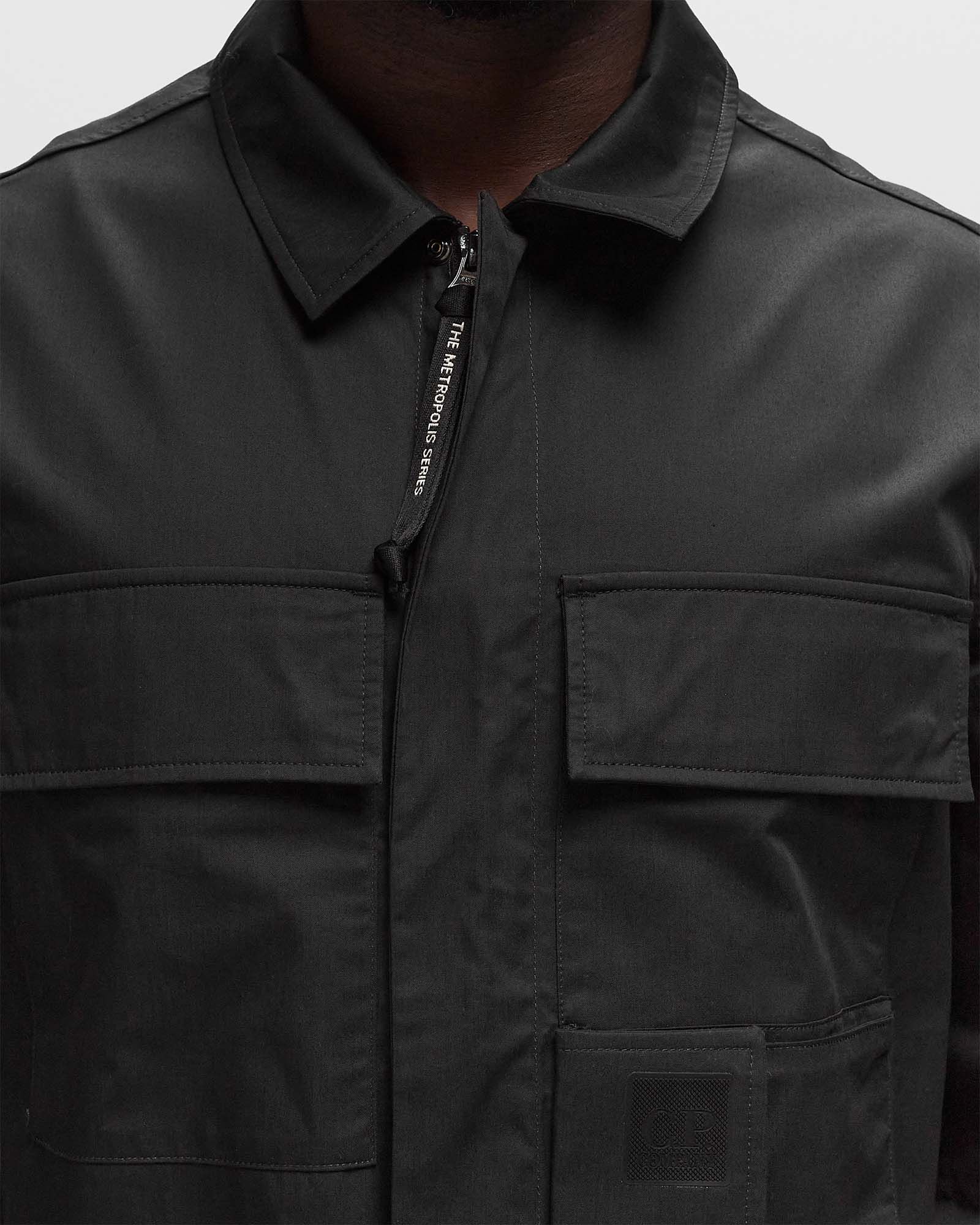METROPOLIS SERIES GABARDINE UTILITY OVERSHIRT