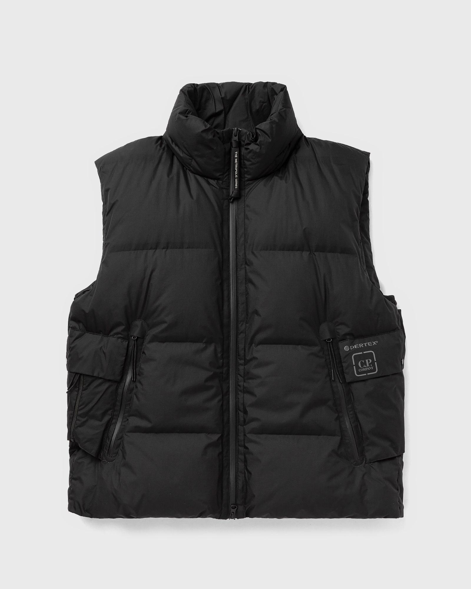 C.P. Company - metropolis series pertex hooded down vest men vests black in größe:xxl