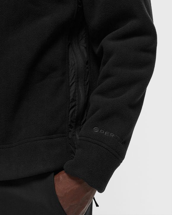 METROPOLIS SERIES BONDED POLAR FLEECE MIXED HOODED SWEATSHIRT