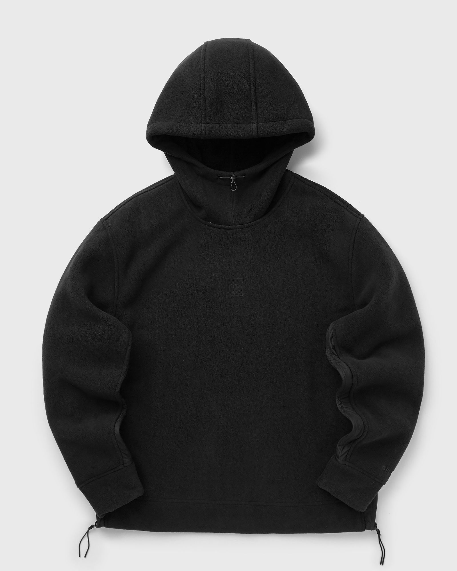 METROPOLIS SERIES BONDED POLAR FLEECE MIXED HOODED SWEATSHIRT