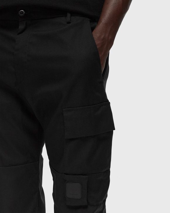 C.P. Company METROPOLIS SERIES TECHNICAL PANAMA ERGONOMIC CARGO PANTS Black  | Cheap Parallax Jordan Outlet | Shorts In Powder Viscose