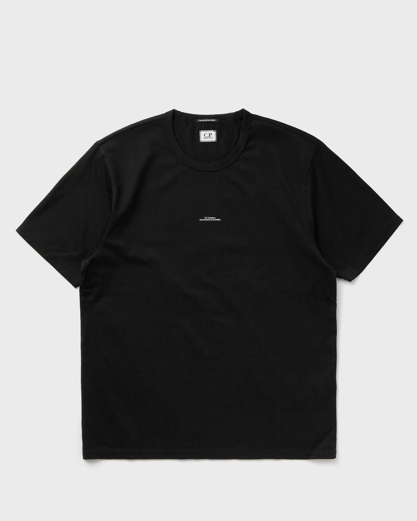 C.P. Company - metropolis series mercerized jersey printed logo tee men shortsleeves black in größe:xl