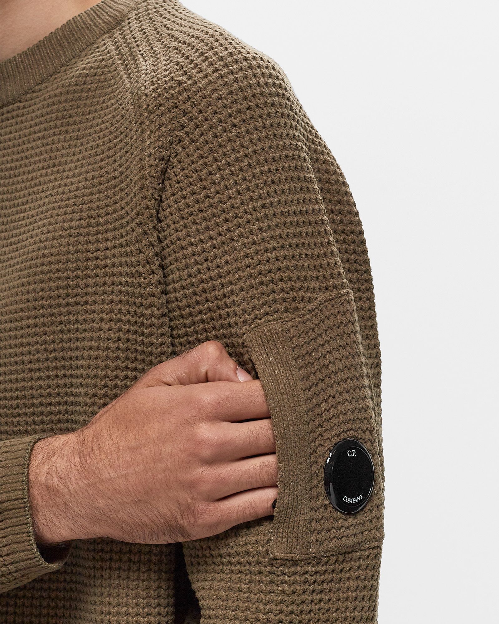 KNITWEAR CREW NECK IN CHENILLE COTTON