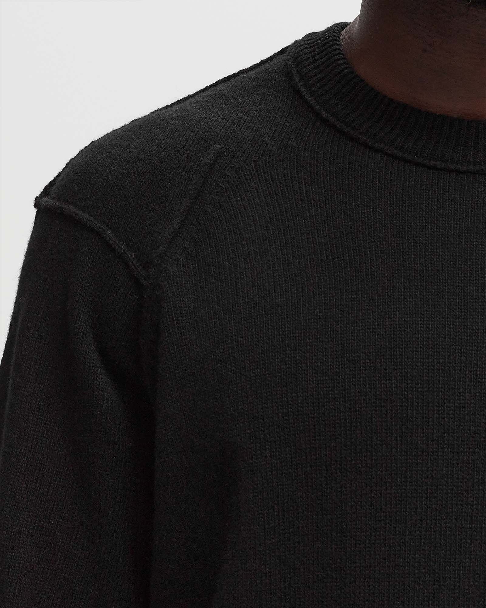 LAMBSWOOL GRS CREW NECK KNIT