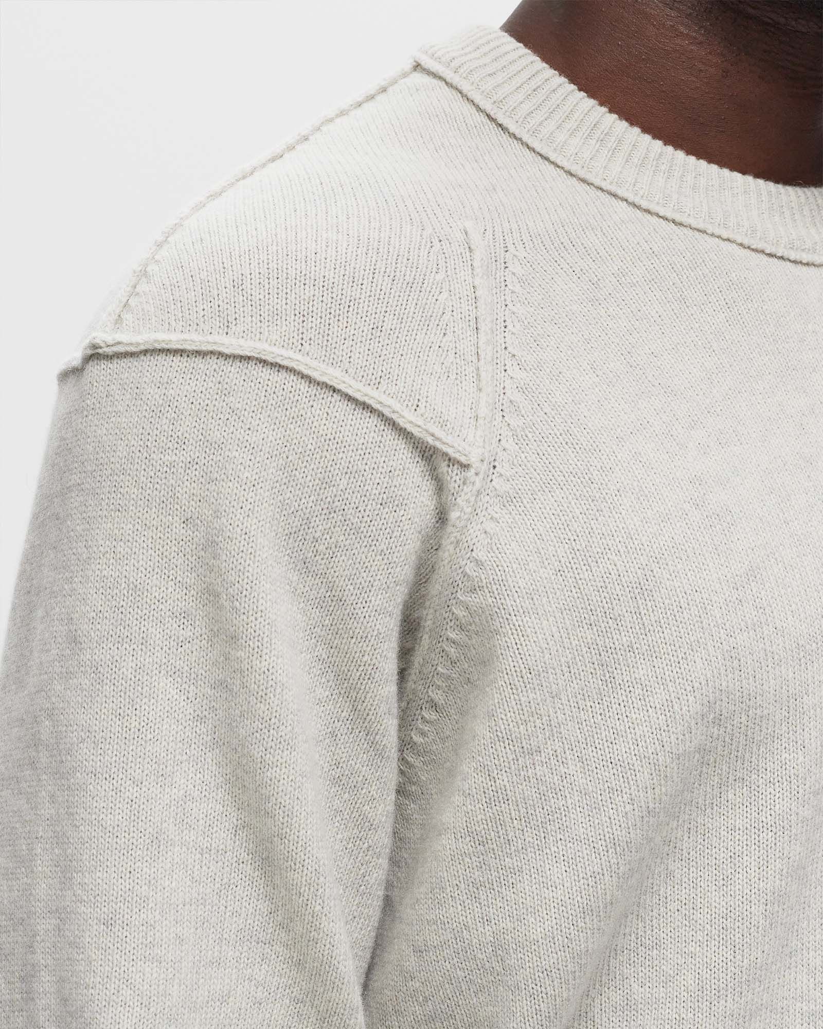 LAMBSWOOL GRS CREW NECK KNIT
