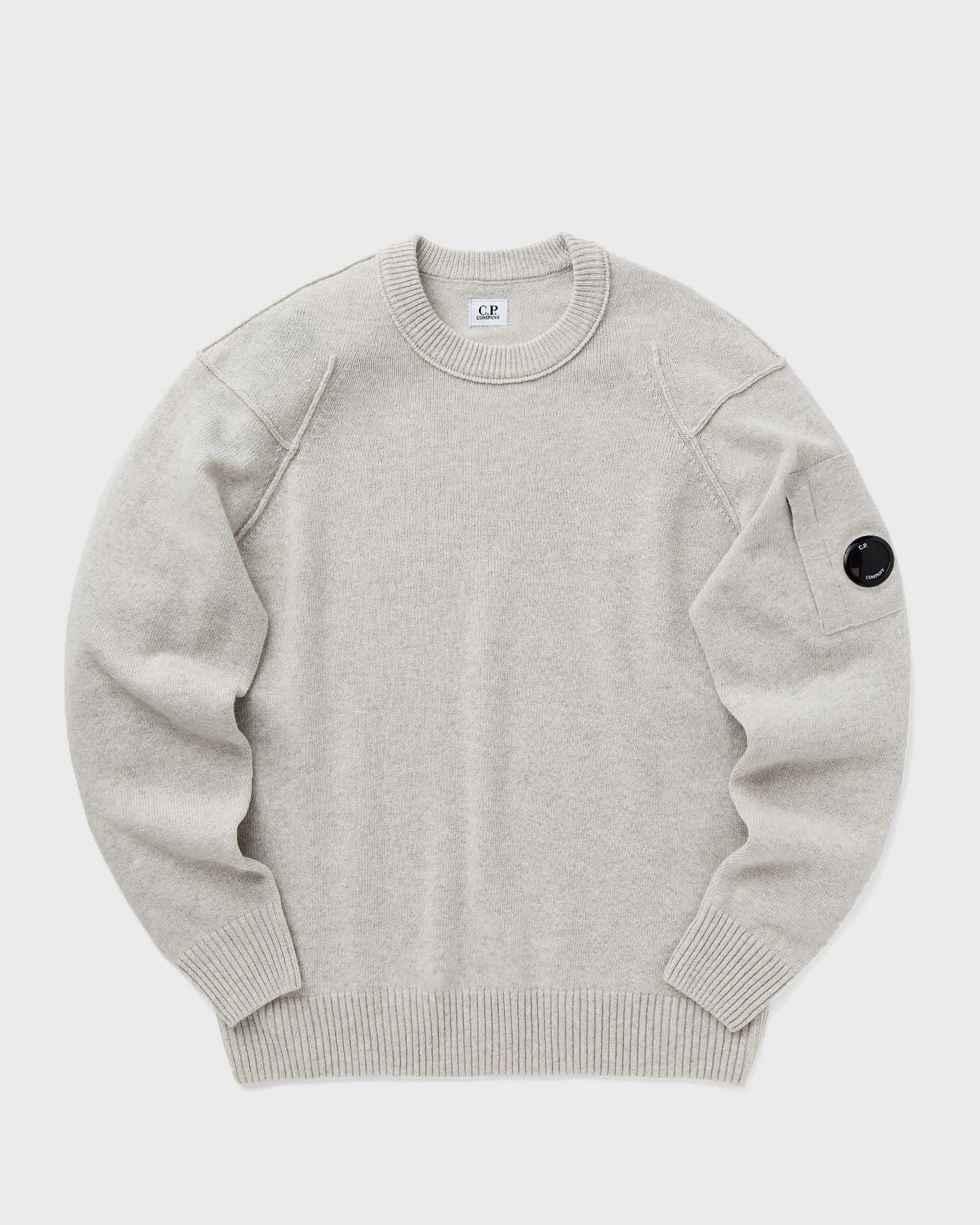 LAMBSWOOL GRS CREW NECK KNIT