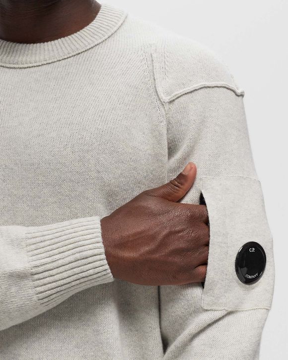 LAMBSWOOL GRS CREW NECK KNIT