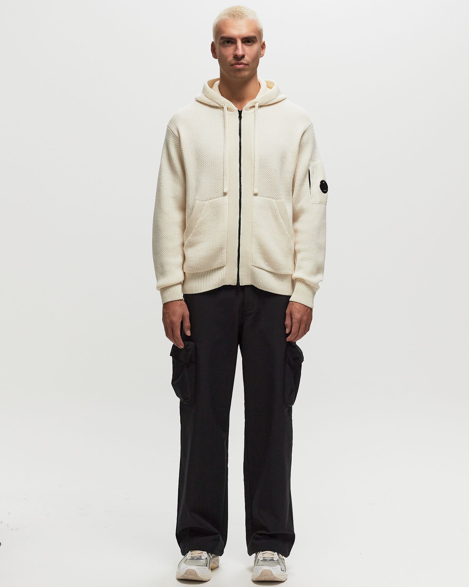 KNITWEAR HOODED IN RE-WOOL