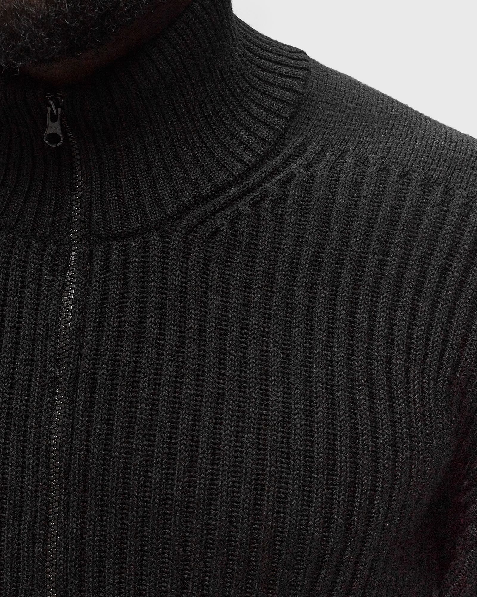 KNITWEAR POLO COLLAR IN RE-WOOL