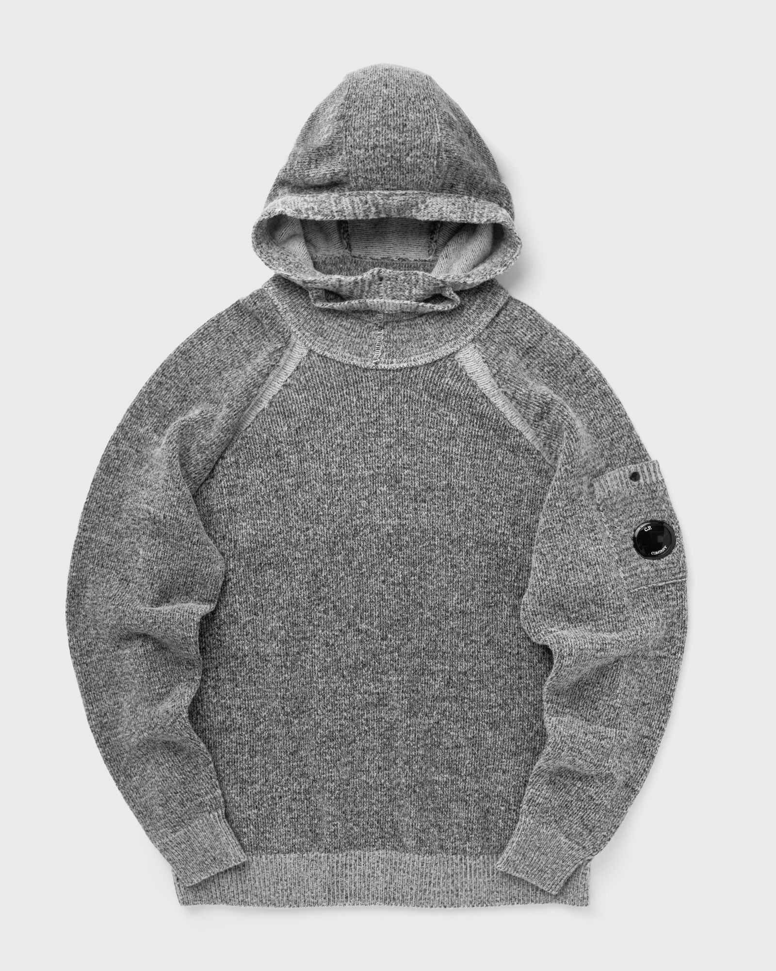 KNITWEAR HOODED IN FLEECE KNIT