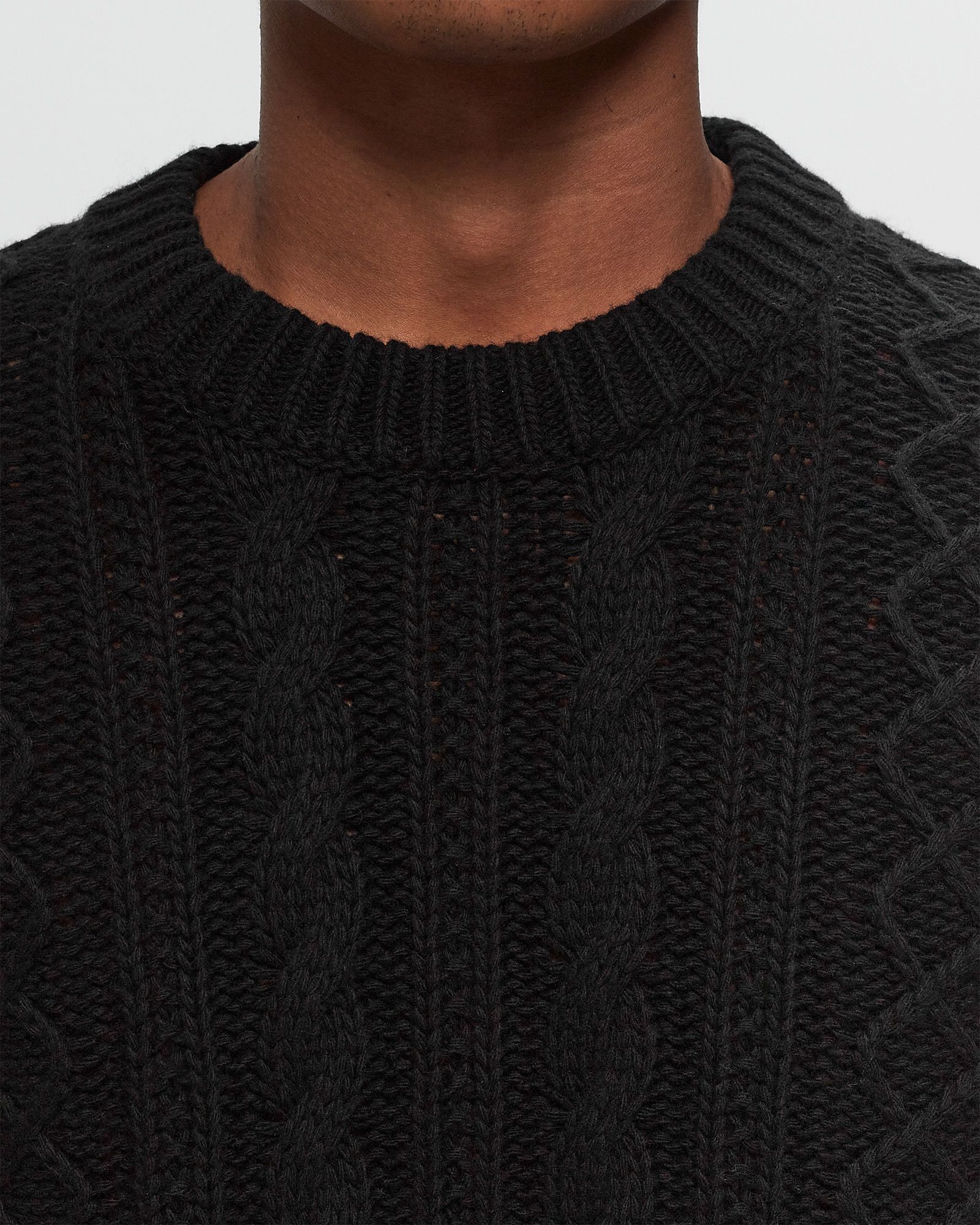 KNITWEAR CREW NECK IN LAMBSWOOL GRS