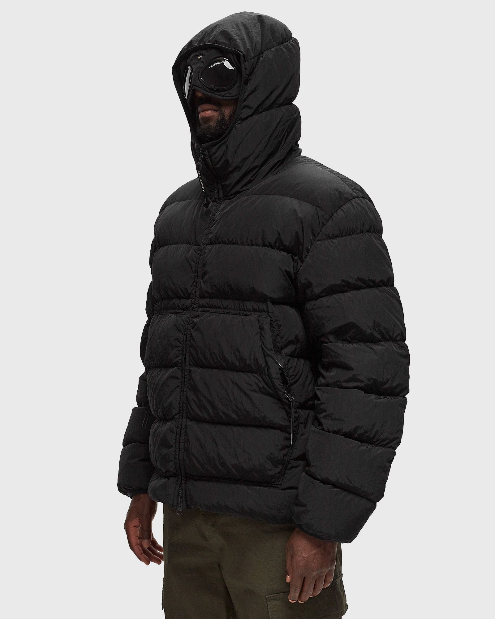 C.P. Company CHROME-R GOGGLE DOWN JACKET Black | BSTN Store