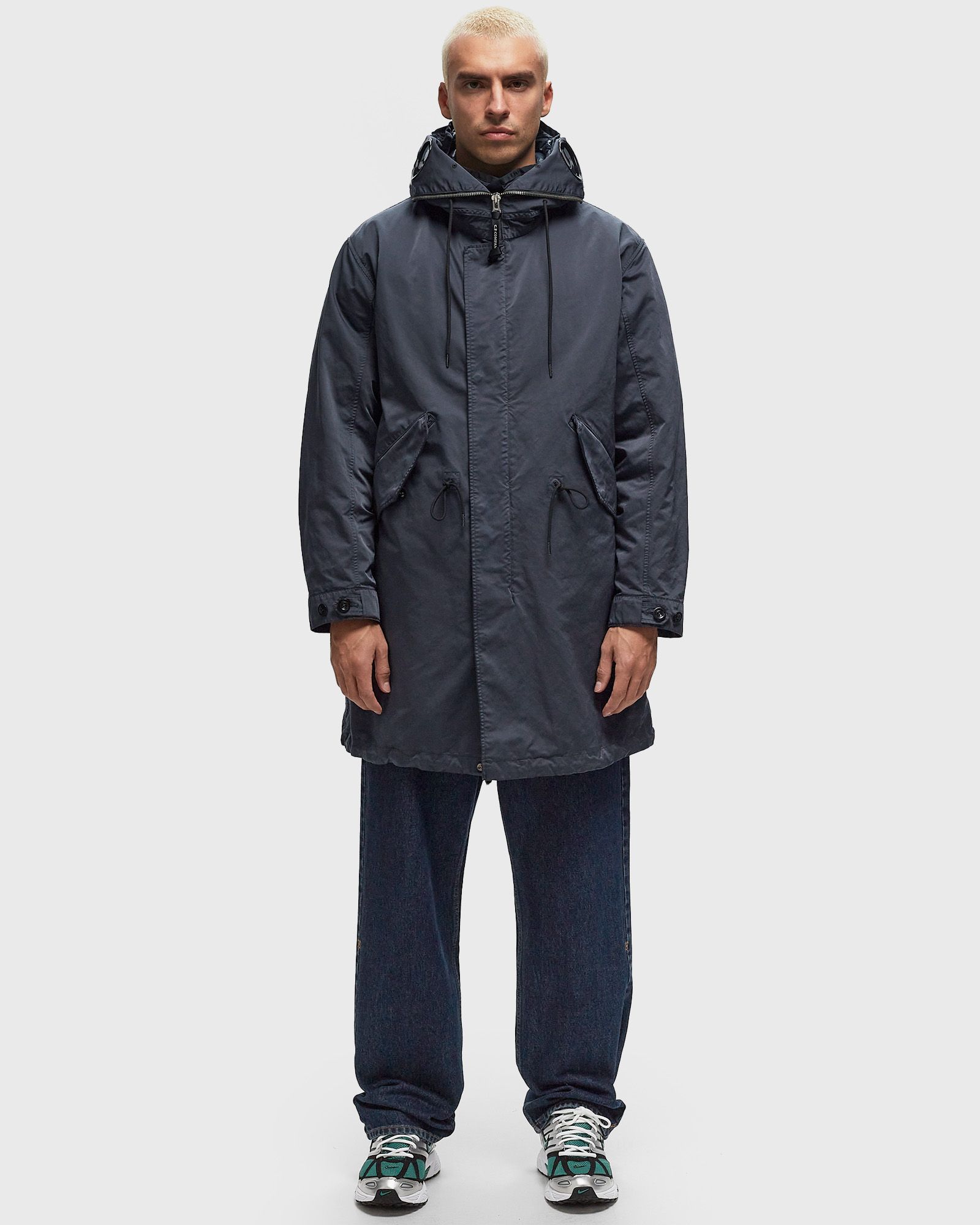 OUTERWEAR LONG JACKET IN MICRO KEI