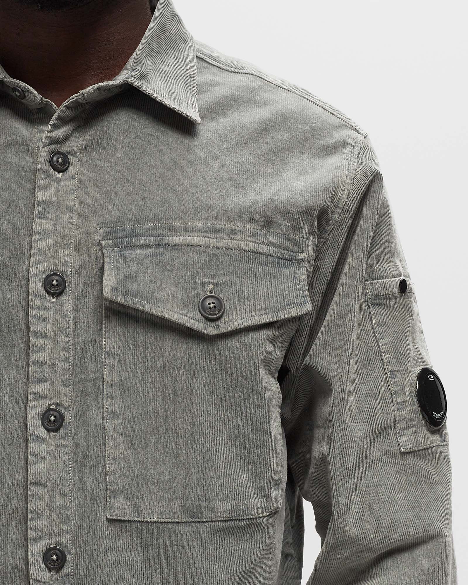CORDUROY LENS BUTTONED SHIRT