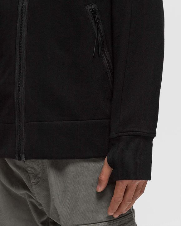 C.P. Company DIAGONAL RAISED FLEECE GOGGLE ZIPPED HOODED