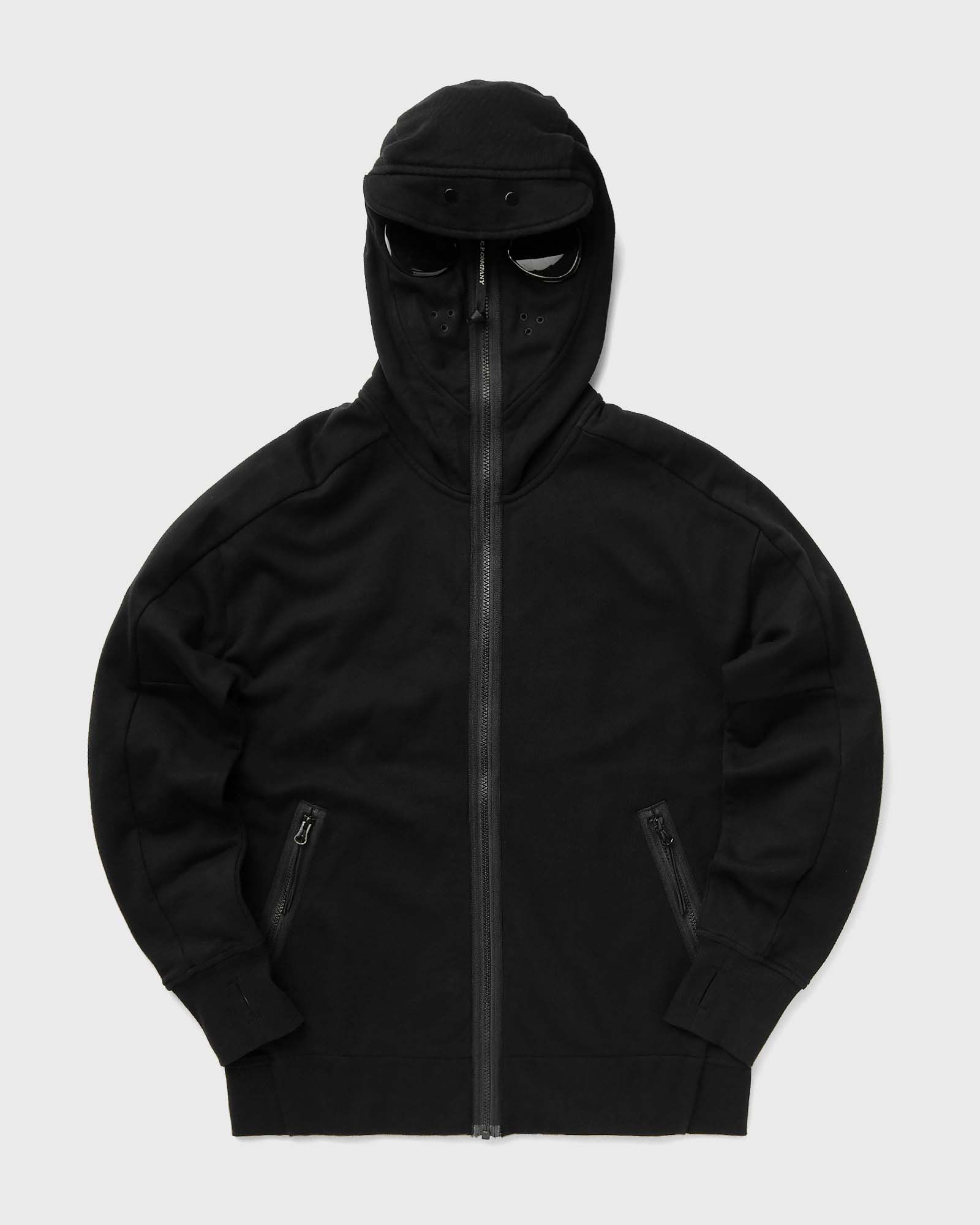 nn cpcompany C.P. Company Goggles-detail zip-up Hoodie | Black | FARFETCH GE