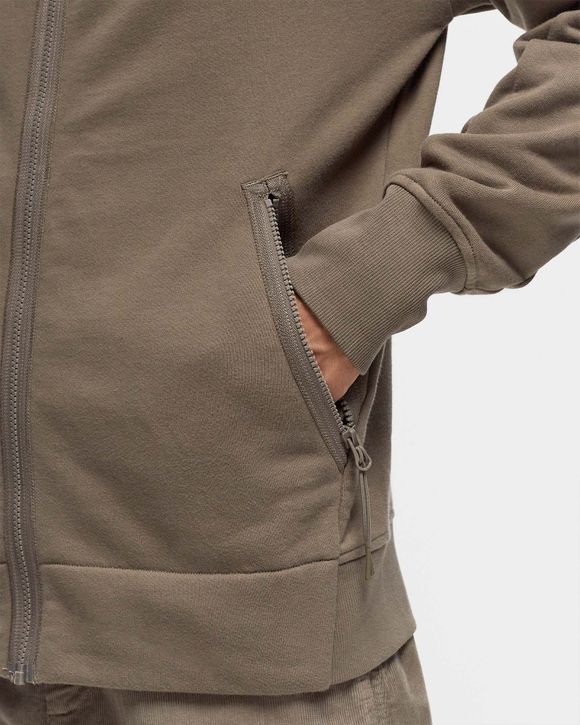 C.P. Company DIAGONAL RAISED FLEECE GOGGLE ZIPPED HOODED