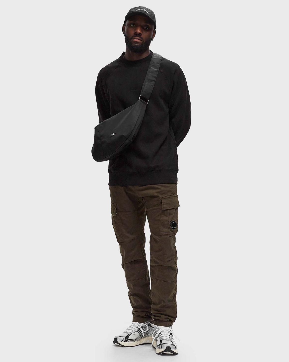 CP COMPANY｜SWEATSHIRTS (17CMSS060B 006372R 674 (17CMSS0 C.P. Company DIAGONAL RAISED FLEECE GOGGLE ZIPPED HOODED