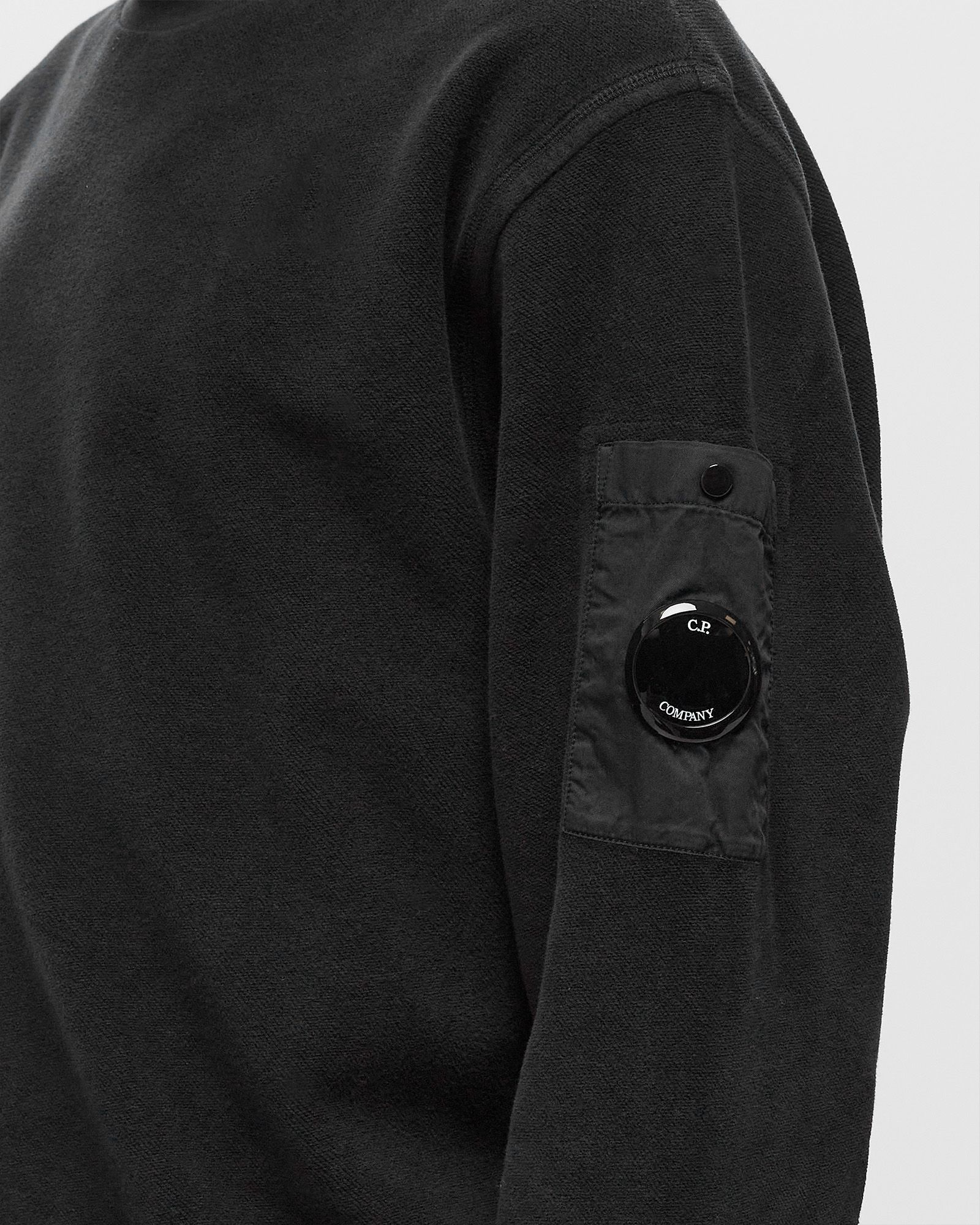 SWEATSHIRTS CREW NECK IN BRUSHED EMERIZED DIAGONAL FLEECE