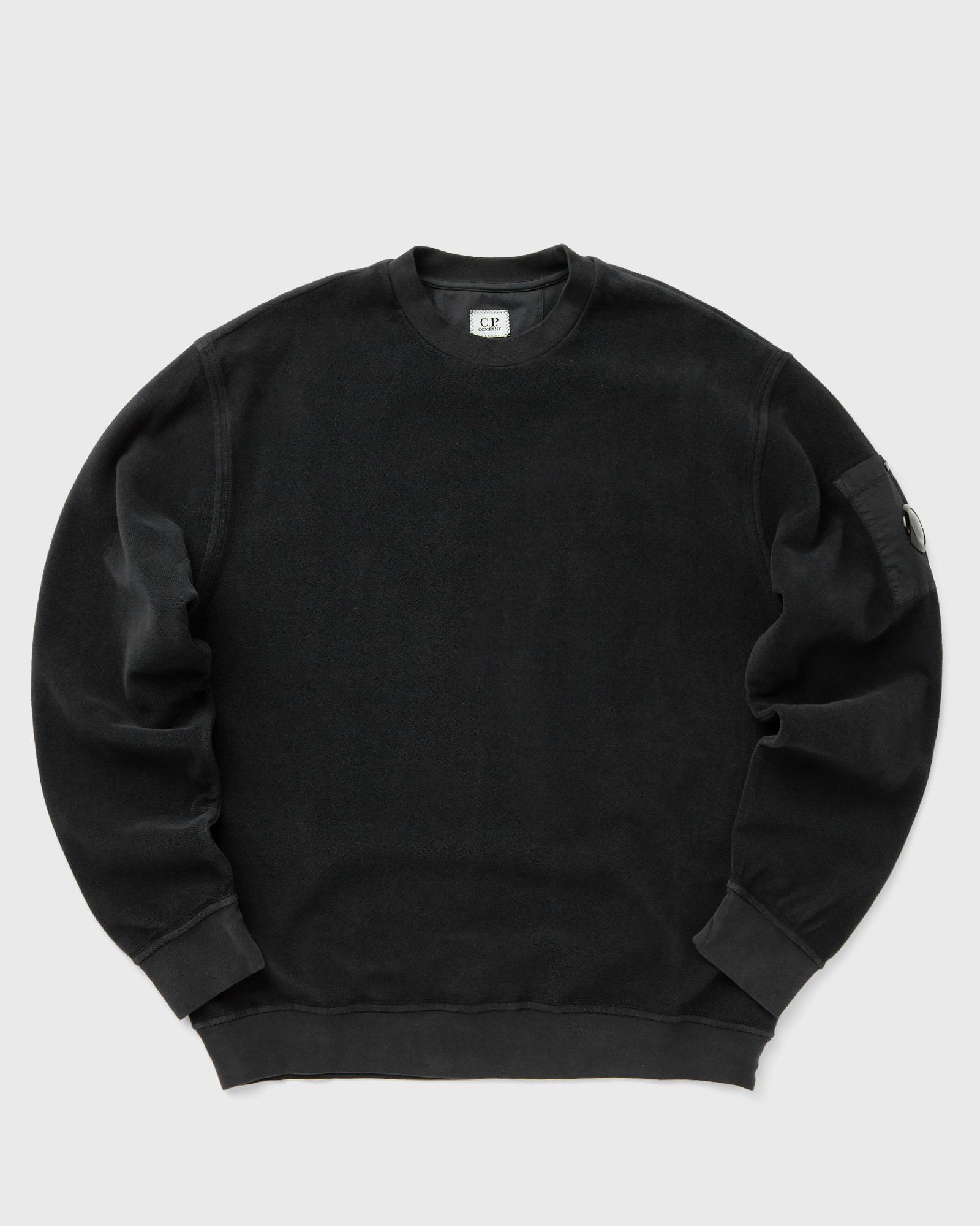 SWEATSHIRTS CREW NECK IN BRUSHED EMERIZED DIAGONAL FLEECE