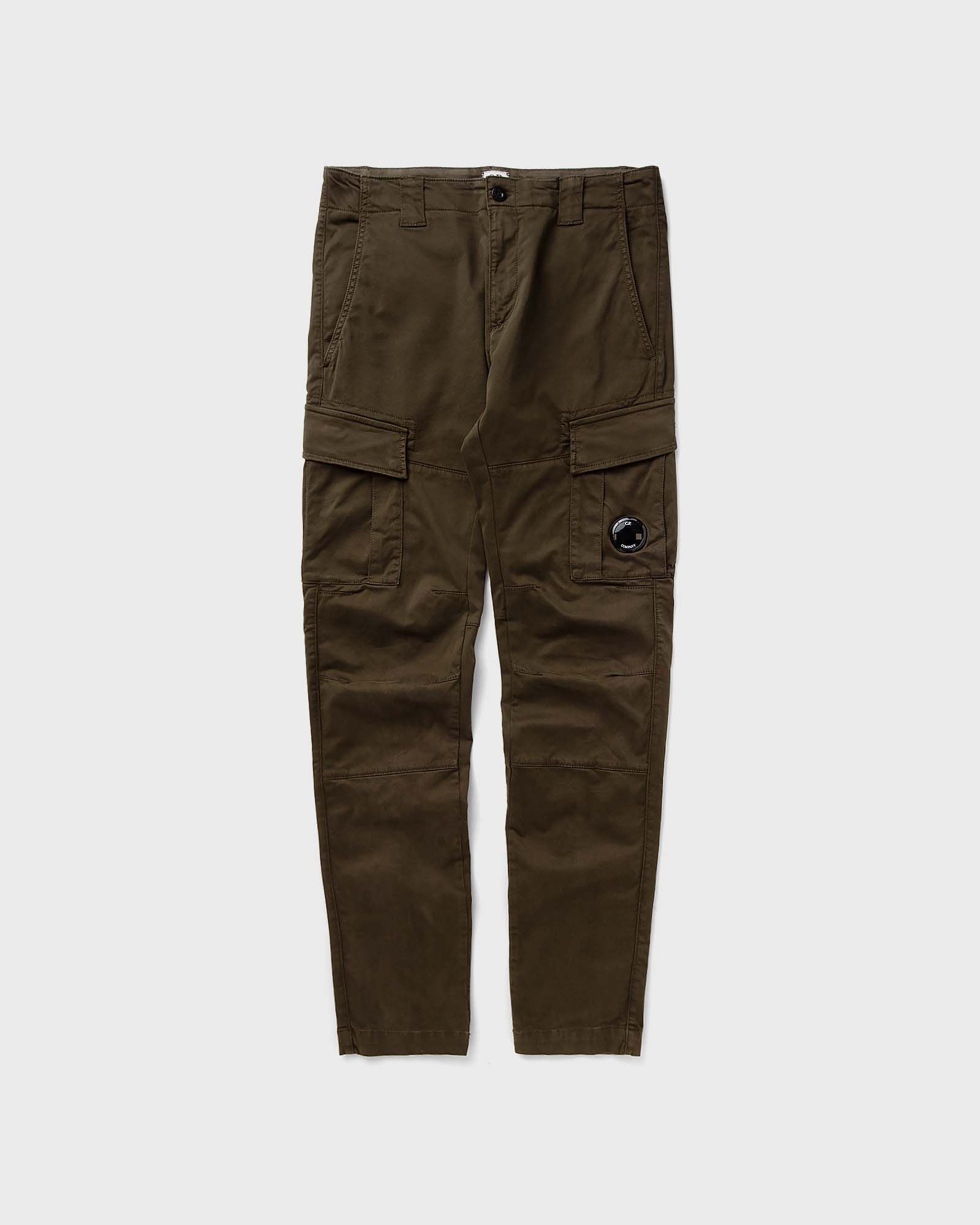 C.P. Company - stretch sateen ergonomic lens double cargo pants men cargo pants brown in größe:l