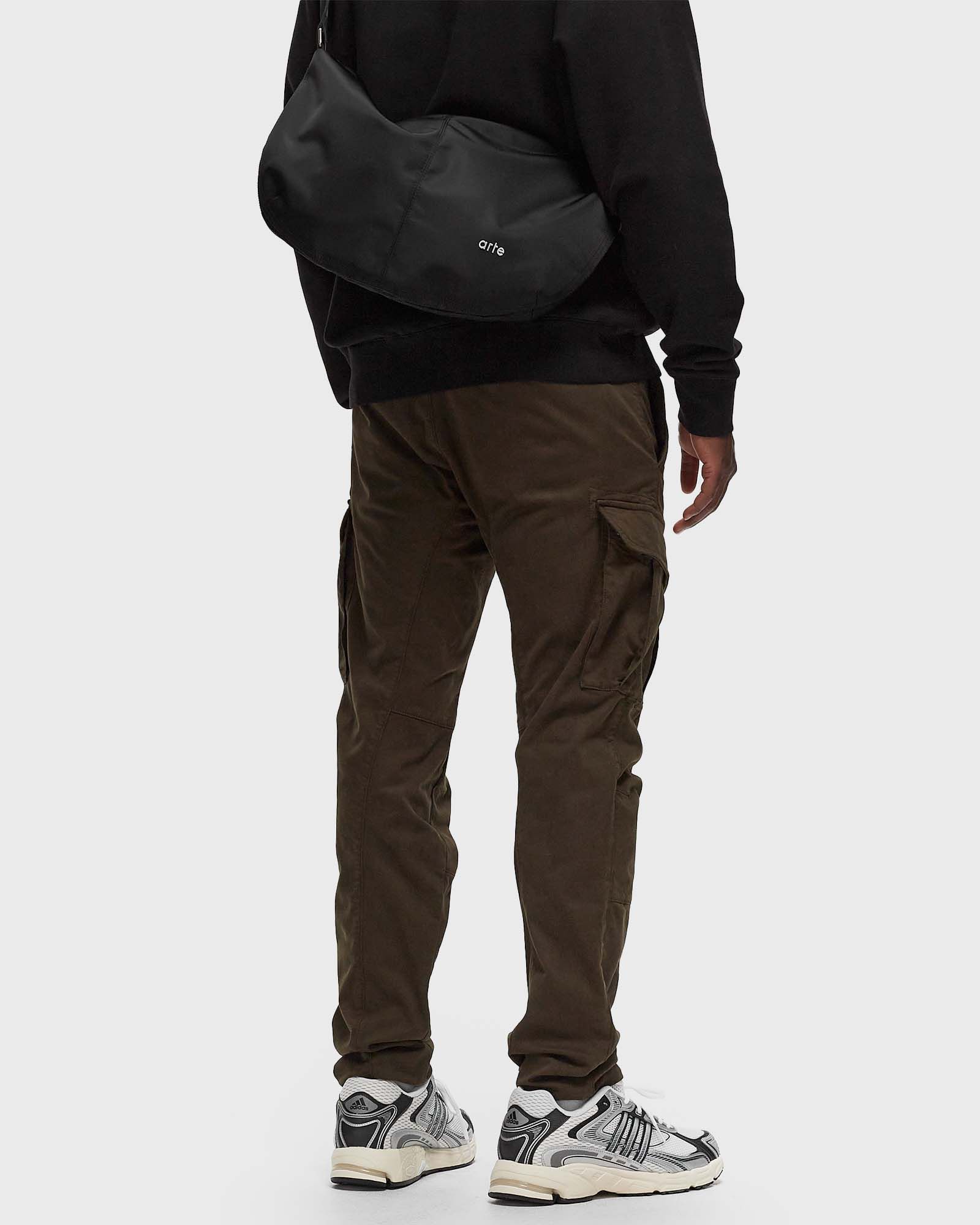 STRETCH SATEEN ERGONOMIC LENS DOUBLE CARGO PANTS