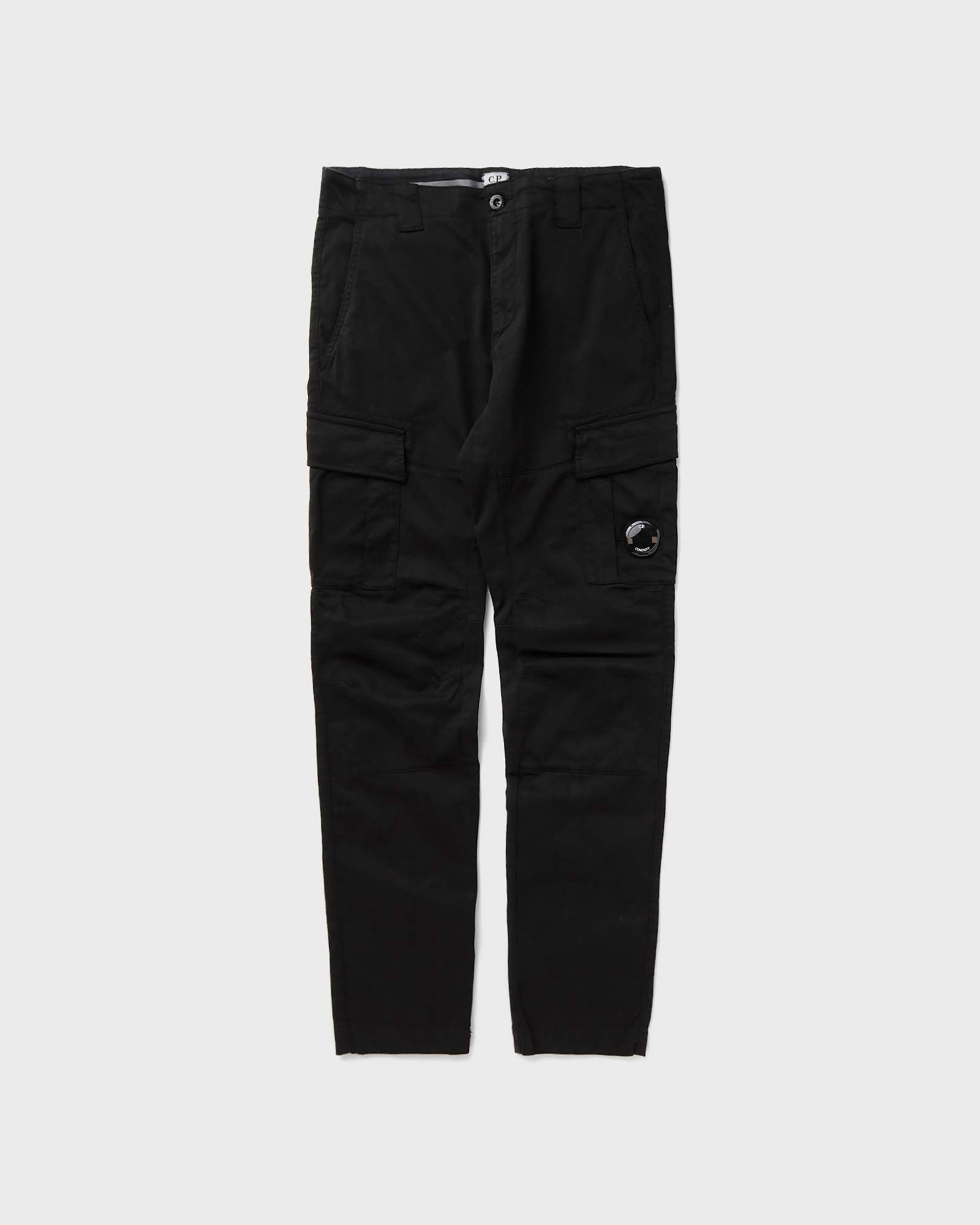 C.P. Company - stretch sateen ergonomic lens double cargo pants men cargo pants black in größe:l