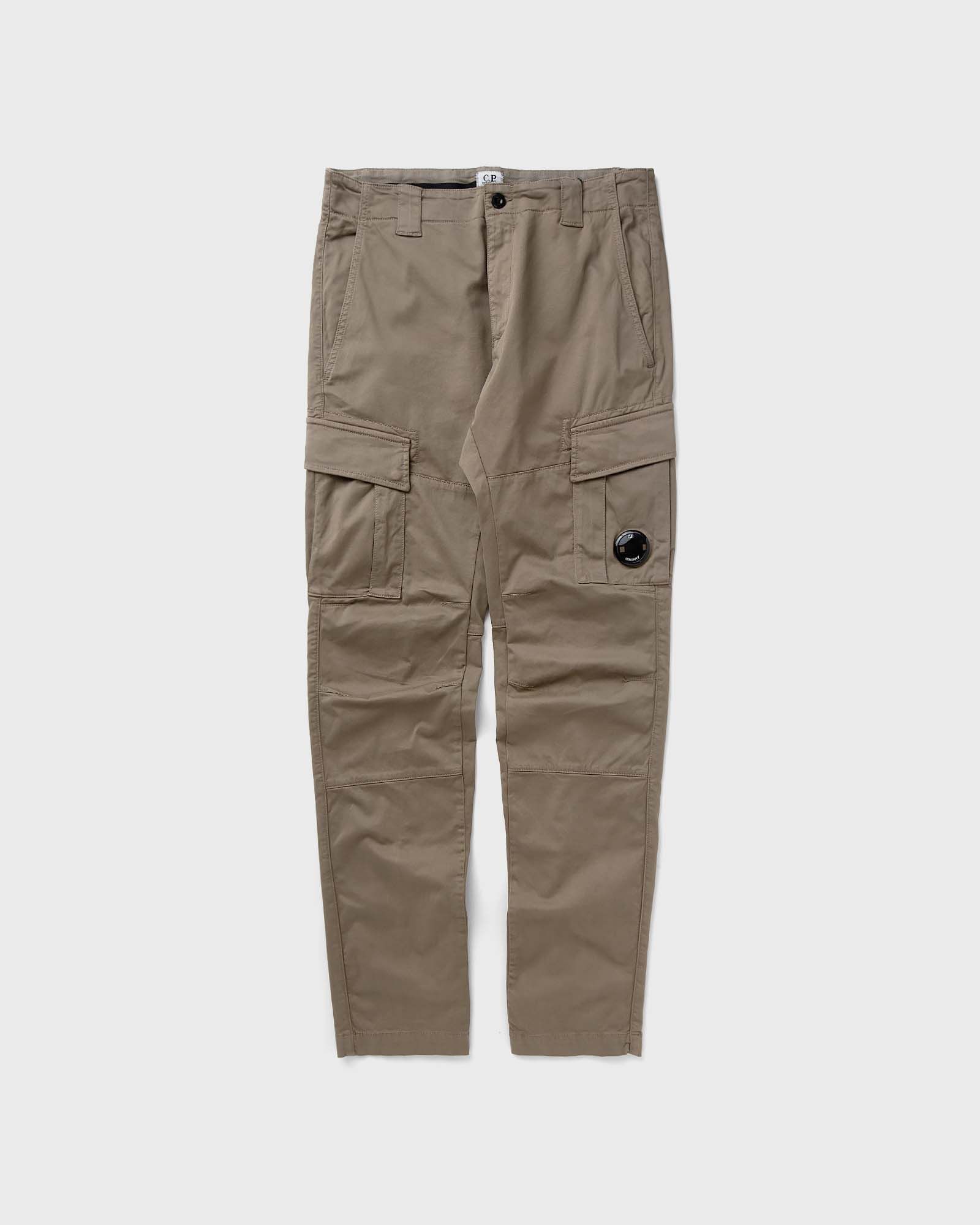 C.P. Company - stretch sateen ergonomic lens double cargo pants men cargo pants brown in größe:l