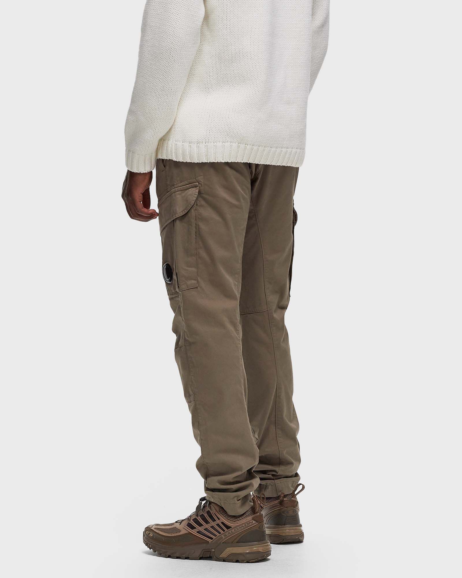 STRETCH SATEEN ERGONOMIC LENS DOUBLE CARGO PANTS